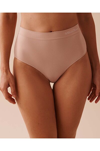 La Vie en Rose Seamless Fabric High Waist Bikini Panty