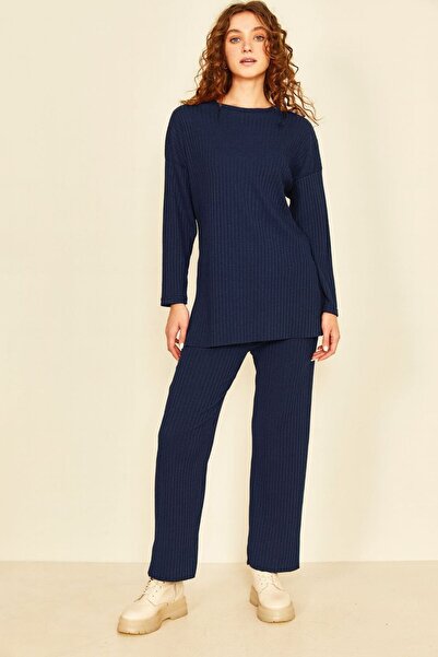 EYYE Бавовняний жіночий комплект з блузою та брюками