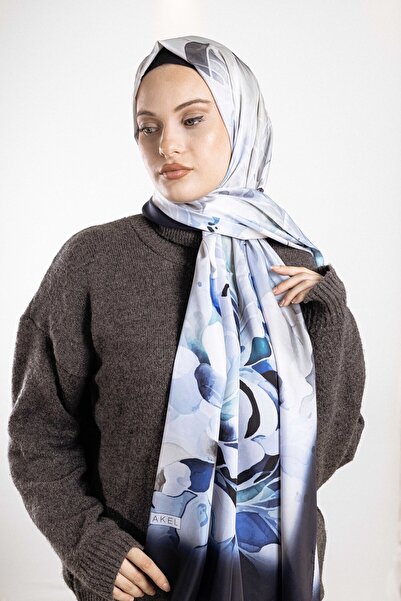 Akel Alfa Silk Women's Shawl - Silky Shine, Easy to Shape, Stylish Complement to Your Outfit