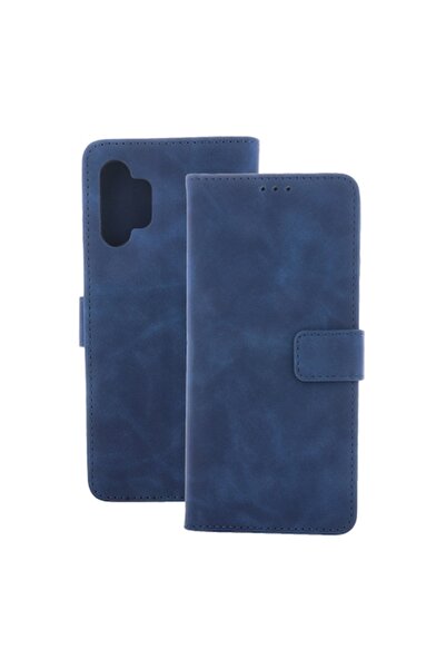 Sybero Carcasă inteligentă din catifea pentru Xiaomi Redmi Note 13 Pro 5G (global), albastru marin