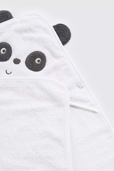 MOTHERCARE Panda Cuddle and Dry Hooded Towel
