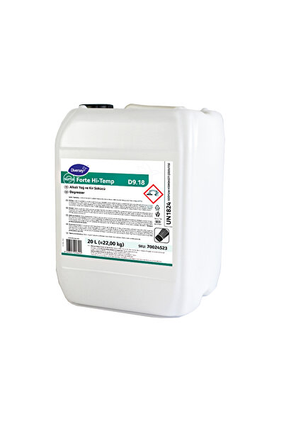 Diversey Suma Forte Hi-Temp D9.18 Alkali Kir ve Yağ Çözücü 20 L / 22kg