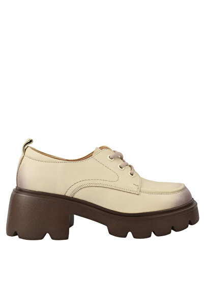 FORMAZIONE Pantofi casual, damă, FORMAZIONE, 66920 crem, piele 38