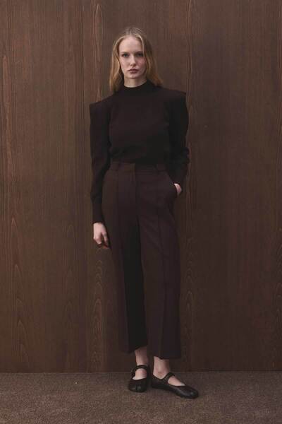 Hooopstore Flare Kahve Pantolon