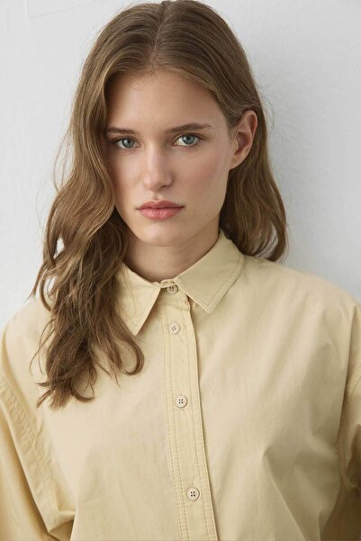 Hooopstore Premium Poplin Butter Yellow Shirt