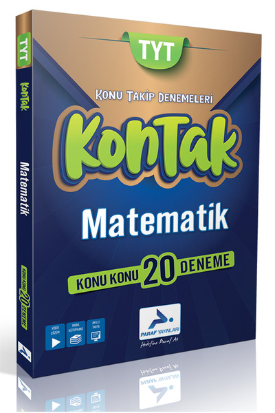paraf yayınları TYT MATEMATİK KONU KONU 20 DENEME (KONTAK DENEMELER)