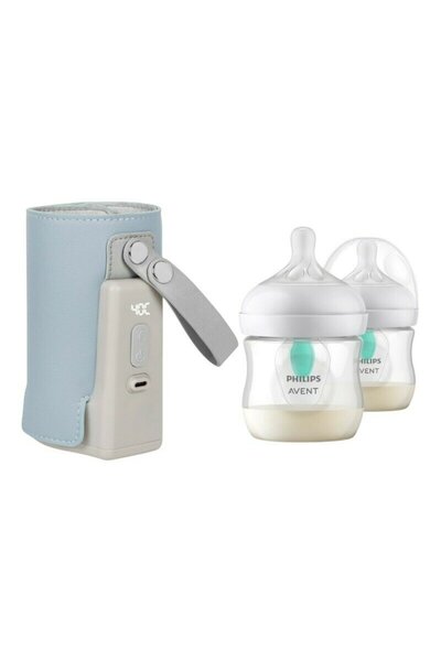 Lionelo Set incalzitor biberoane, Lionelo, ThermUp + 2x biberoane, Philips Av...