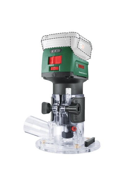 Bosch Set combinat de freză fără fir 2 în 1 06039D5002, 18V, 4Ah, 10.000–30.000 rpm, pinsă de prindere de 6/8 mm, fără b