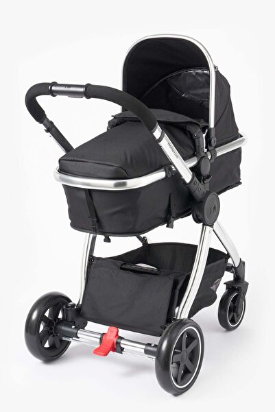MOTHERCARE 4-Wheel Journey Chrome Travel System - Black