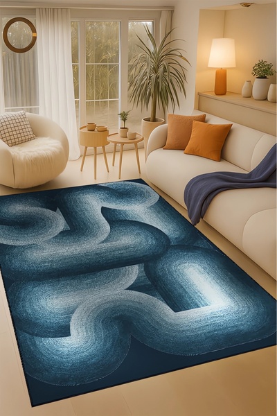 Rugs Modern Halı MOSSO Σχέδιο με θέμα τη φύση, υφαντό διακοσμητικό χαλί vinta...