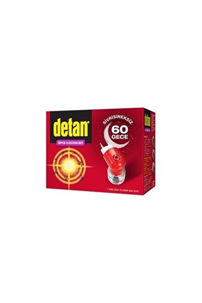 Detan 60 Gece Süper Elektrolikit Cihaz + Yedek