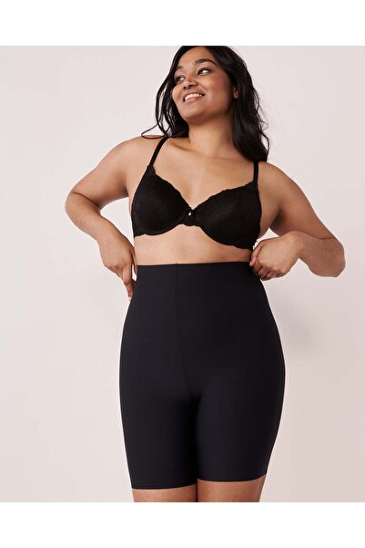 La Vie en Rose شورت تشكيل الخصر العالي من الألياف الدقيقة