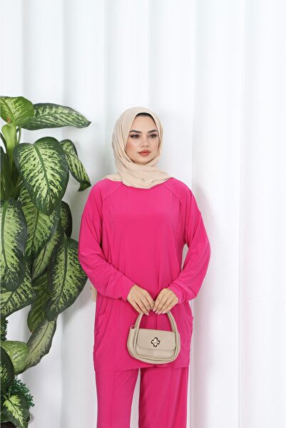 NİSUM MODA Sandy Pants Suit with Pockets