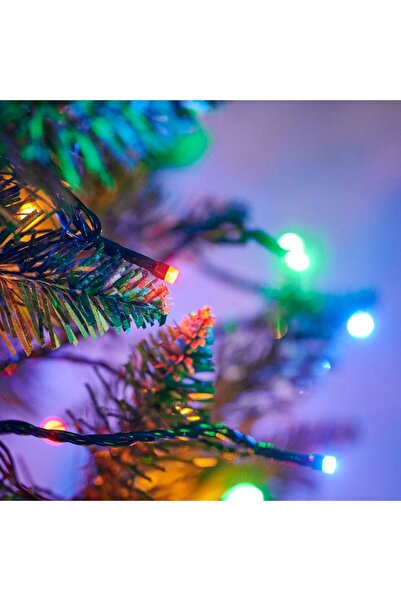 IMK Light garland with 200 multi-colored LED bulbs iMK®, 20 m, solar charging