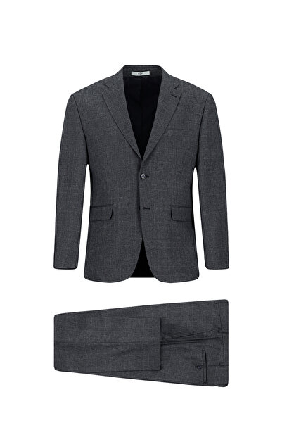 Kiğılı Regular Fit Mono Yaka Klasik Takım Elbise