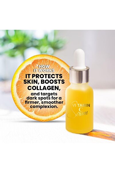 BIOCOS Vitamin C Brightening Serum (2 Pack) Dark Spot Correcting Glow Serum with Collagen, Jojoba Oil 15ml