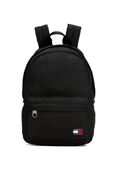 Tommy Hilfiger حقيبة ظهر نسائية سوداء بشعار أساسي