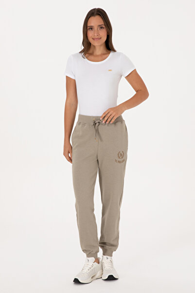 U.S. Polo Assn. Women's Light Khaki Jogger Sweatpants 50307788-Vr183