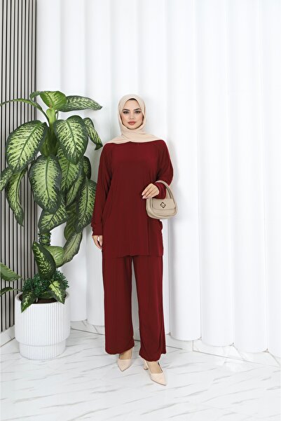 NİSUM MODA Sandy Pants Suit with Pockets