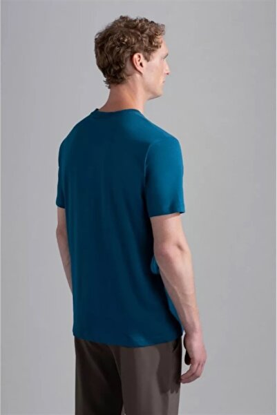 PAUL&SHARK MEN'S KNITTED T-SHIRT C.WCOTTON