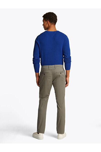 Tommy Hilfiger Men Hydrogen Grey Bleecker Slim Chinos