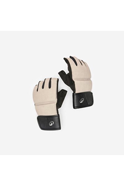 Decathlon Domyos Fingerless Gloves - Brown