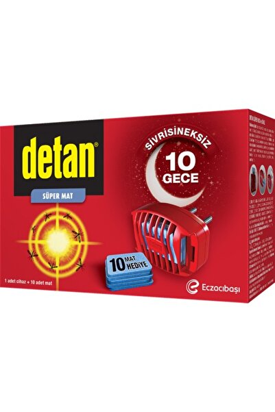 Detan Süper Mat Cihaz + 10lu Yedek
