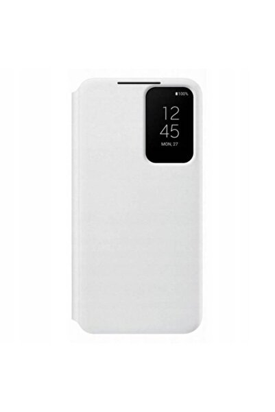 Samsung Smart Clear View Cover Protective Case for Galaxy S22 Plus - White (B...