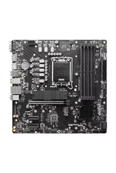MSI Placa de baza MSI PRO B760M-P DDR5, Intel B760, LGA 1700, mATX