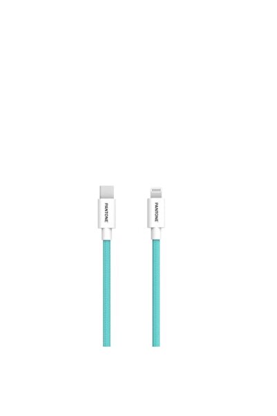 Pantone Cablu MFi Lightning - USB-C 1.5m PT-CTL002-5 Turcoaz 3242C