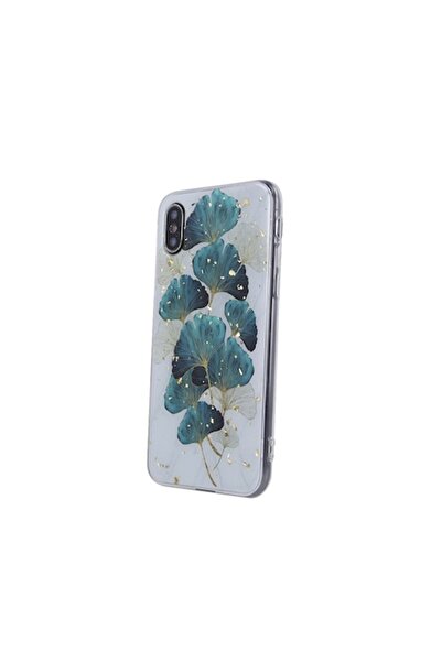 Sybero Carcasă aurie Glam pentru Samsung Galaxy A35 5g, cu motive de frunze