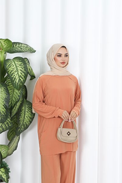 NİSUM MODA Sandy Pants Suit with Pockets