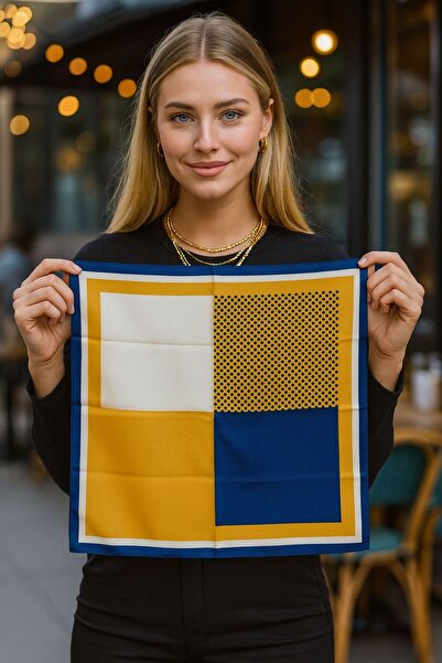 MARBERRY FLR13 Γυναικείο Φουλάρι με σχέδιο 50x50 εκ.