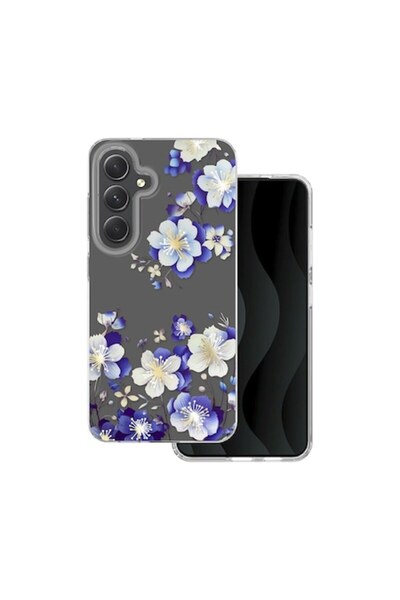 Sybero Carcasă cu imprimeu floral pentru Samsung Galaxy S24 Plus, multicoloră
