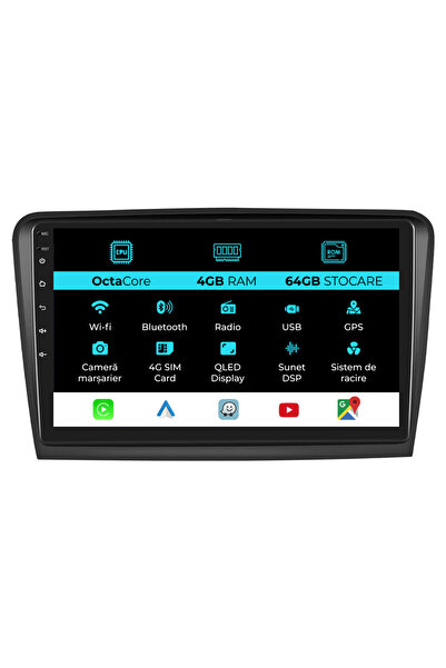 NavStore Navigatie Dedicata Skoda Superb 2 (2008-2015), 10Inch, 4Gb Ram, 64Gb...
