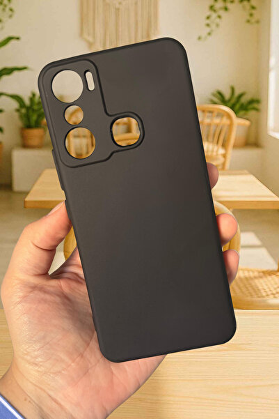 Vip Case İNFİNİX HOT 20İ Uyumlu Silikon Darbe Emici Klasik Korumalı Rubber Kılıf