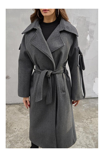 My Blog Anthrazitfarbener Helsinge-Mantel - 408033