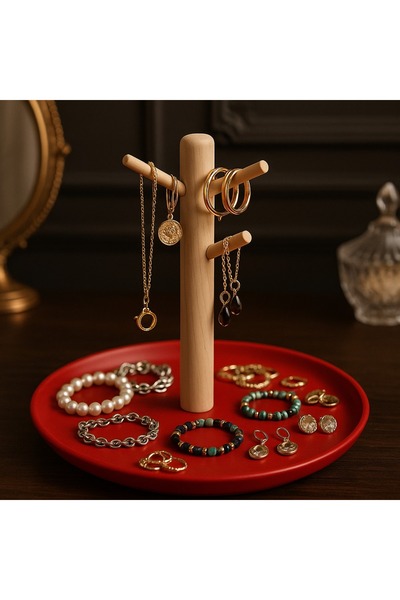 hemlife Cosmetics and Accessories Stand, Makeup Organizer, Necklace, Ring, Earrings Makeup Organizer Stand