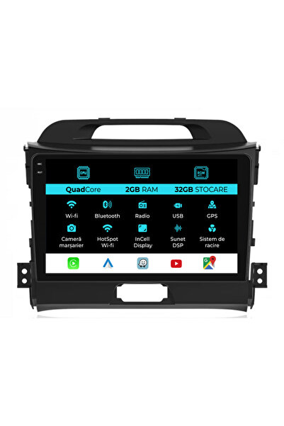 NavStore Navigatie Dedicata Kia Sportage (2010-2016), 9Inch, 2Gb Ram, 32Gb St...