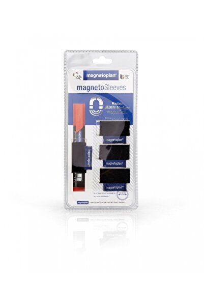 Magnetoplan Magnetic sleeve for whiteboard markers, 4 pieces