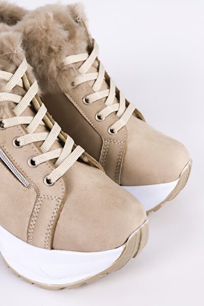 Mamito Ayakkabı DNR 432 Μπότες με φερμουάρ και λεπτομέρειες από γούνα