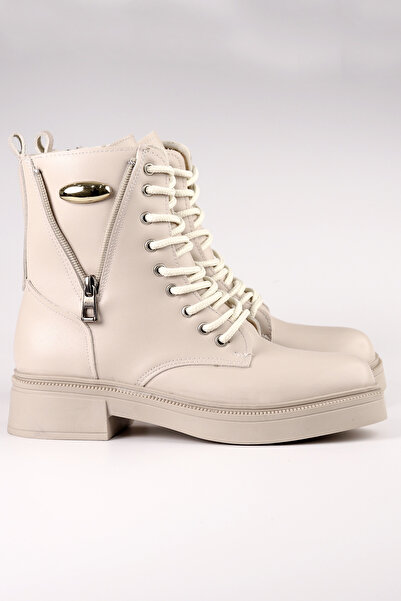 Mamito Ayakkabı Μπότες με φερμουάρ Eldor 501 με λεπτομέρεια με κορδόνια