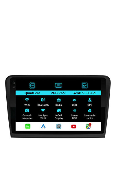 NavStore Navigatie Dedicata Skoda Superb 2 (2008-2015), 10Inch, 2Gb Ram, 32Gb...