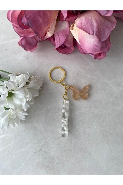 Bellinzona Breloc și amuletă cu litera I și detalii din perle [cu opțiune de ...