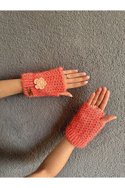 Gönülden Tasarım MĂNĂRĂ FEMEI FĂRĂ DEGETE TRICOTATE LA MÂNĂ