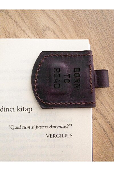 THE HANDMADE HUB علامة كتاب مصنوعة يدويًا من الجلد الطبيعي المدهون بالزيت مع ...