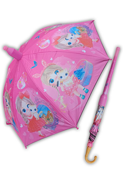 KY Bardaklı Dondurma Kulahı Saplı Yüksek Kalite Uzun Ömürlü Kız Çocuk Şemsiye...