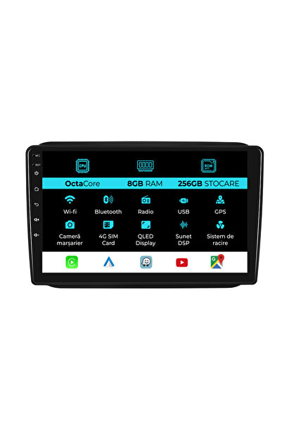 NavStore Navigatie Dedicata Skoda Fabia (2007-2014), 10Inch, 8Gb Ram, 256Gb S...