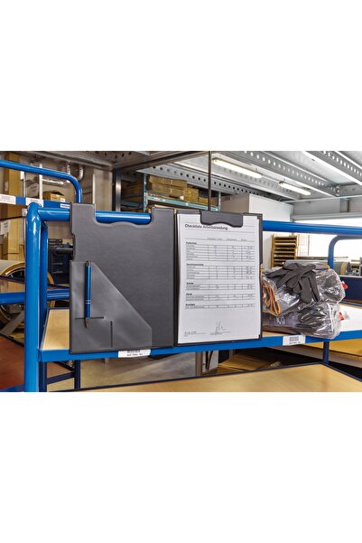 Magnetoplan Clipboard magnetic dublu, negru