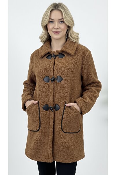 hiramir Peluş Rahat Kalıp Mont Taba KS2506